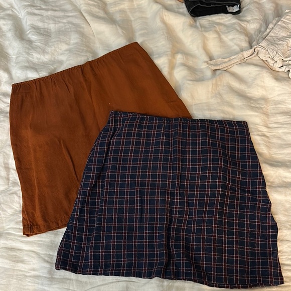 American Eagle Outfitters Brown Mini Pencil Skirt Set Casual - Picture 1 of 3